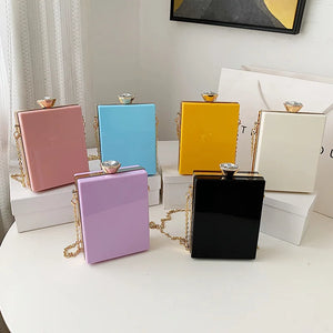 Summer Ice Cream Acrylic Box Shoulder Chain Bag
