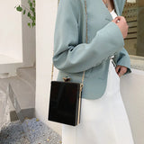 Summer Ice Cream Acrylic Box Shoulder Chain Bag