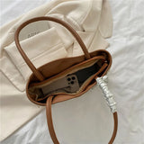 Summer Straw Shoulder Bag with Scarf, Beach Woven Tote Purse for Lady Handbag