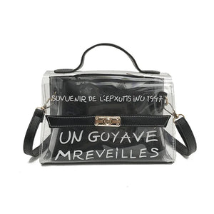Summer Ladies' Small Transparent Handbag Shoulder Bag