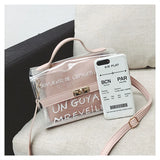 Summer Ladies' Small Transparent Handbag Shoulder Bag