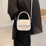 Summer Small Shoulder Messenger Bag Solid Wallet Handbag Female Leather