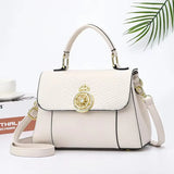 Summer Ladies Solid Leather Handbags High End Multifunctional One Shoulder Messe