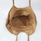 Summer Ladies Woven Tote Hollow Weaving Underarm Bag Casual Large Capacity
