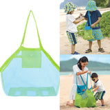 Large Mesh Beach Bag for Towels Toys Waterproof Pocket Outdoors Picnic Tote