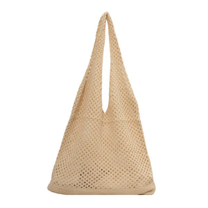 Fashionable Shoulder Bag Woven Handle Beach Tote