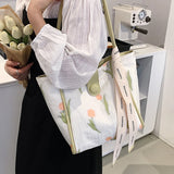 Summer Flowers Totes Bag Women's Handbag Shoulder Tote Bags