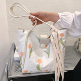 Summer Flowers Totes Bag Women's Handbag Shoulder Tote Bags