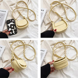 Mini Lady Flap Bag Candy Lipstick Box PU Leather Shoulder Crossbody Bags