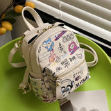 Summer Mini PU Leather Backpack for Women
