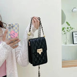 Summer Mobile Phone Bag PU Women's Messenger Bag