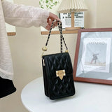 Summer Mobile Phone Bag PU Women's Messenger Bag