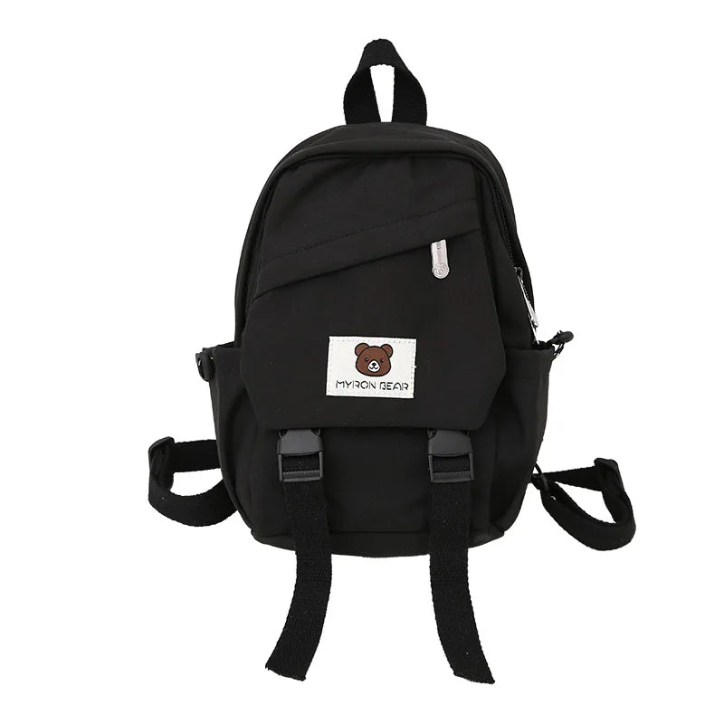 Summer Ladies Small Backpack Casual Nylon Shoulder Messenger Bag Mini Schoolbags