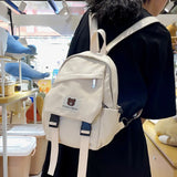 Summer Ladies Small Backpack Casual Nylon Shoulder Messenger Bag Mini Schoolbags