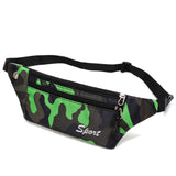 Dark Grain Bum Bag Canvas Unisex Fanny Pack Waist Hip Belt Bag