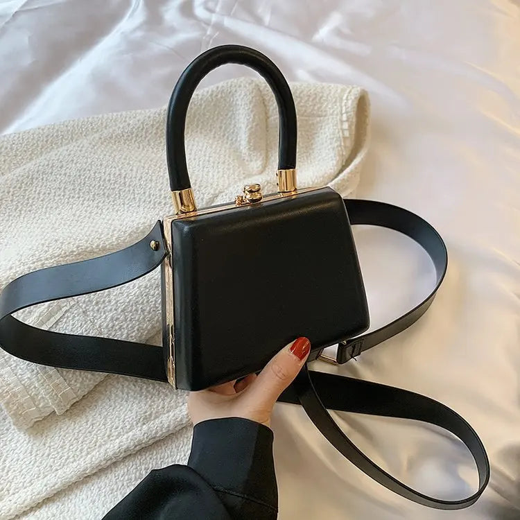 Summer Soft-Faced Pu Women's Shoulder Bag Square Shoulder Bag