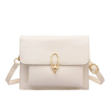 Summer Diagonal Women's Handbag Shoulder Bag Lock Small Square Crossbody Bag