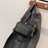 Summer Retro Diagonal Women's Handbag Shoulder Bag Lock Vintage