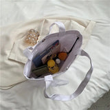 Summer PVC Shoulder Bags Women Large Capacity Underarm Casual Totes All-match