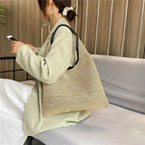 Summer Woven Shoulder Bag Straw Bags Woman