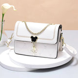 Summer Small Bag Women Contrast Shoulder Bag Net Red Chain Small Square Bag