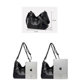 Summer Soft Leather Ladies Bag Hot-Selling Shoulder Bag Stitching Messenger Sac