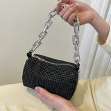 Summer Travel Shoulder Handbags Purses with Bling Diamond Small Crossbody