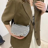 Summer Travel Shoulder Handbags Purses with Bling Diamond Small Crossbody