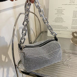 Summer Travel Shoulder Handbags Purses with Bling Diamond Small Crossbody