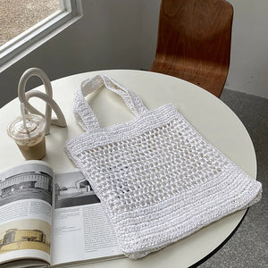Summer Women's Beach Bags Straw Woven Large Capacity