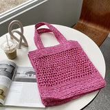 Summer Women's Beach Bags Straw Woven Large Capacity
