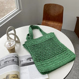 Summer Women's Beach Bags Straw Woven Large Capacity