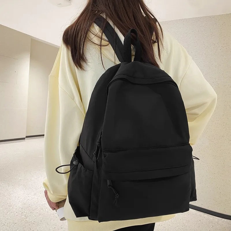 Waterproof Nylon Women's Backpack for Girls Large Capacity Travel Bag