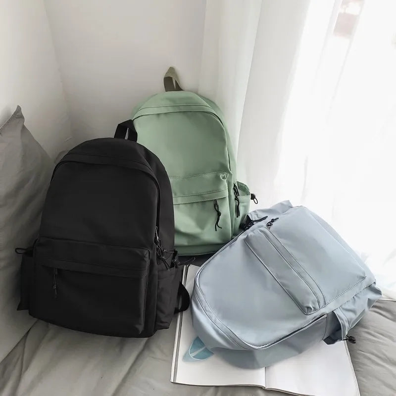 Waterproof Nylon Women's Backpack for Girls Large Capacity Travel Bag