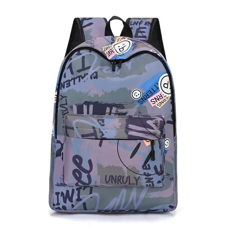 Summer Women Backpack Print Travel Backpacks Large Capacity School Bag Girls