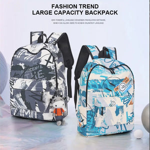 Summer Women Backpack Print Travel Backpacks Large Capacity School Bag Girls