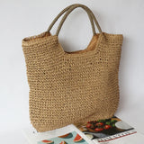 Summer Straw Bag For Women Large Capacity Totes Beach Bags