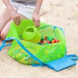 Outdoor Beach Mesh Bag Kids Sand Away Large Protable Toys Storage