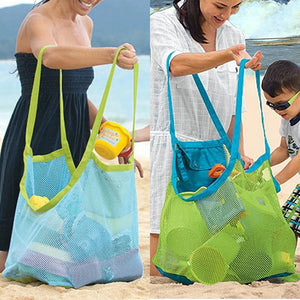 Outdoor Beach Mesh Bag Kids Sand Away Large Protable Toys Storage