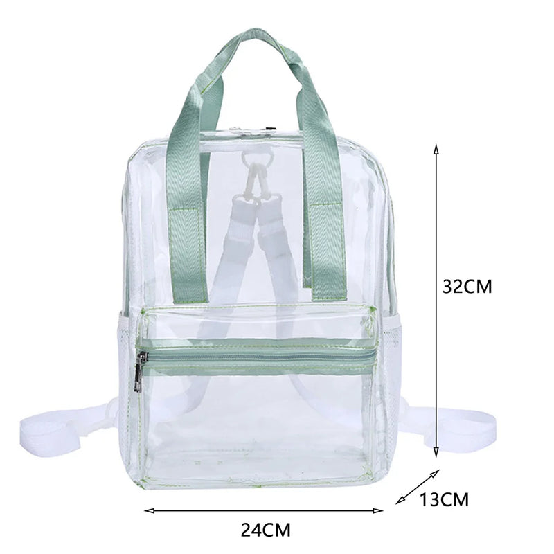 Summer PVC Clear Yoga Gym Bag Transparent Waterproof Outdoor Sports Fitness