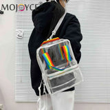 Summer PVC Clear Yoga Gym Bag Transparent Waterproof Outdoor Sports Fitness