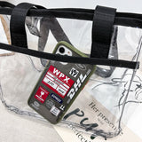 Summer Transparent PVC Handbag Large Capacity Women Shoulder Bags