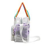 Transparent PVC Yoga Gym Bag Waterproof Outdoor Fitness Handbag