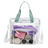 Transparent PVC Yoga Gym Bag Waterproof Outdoor Fitness Handbag