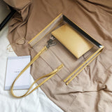 Summer Transparent PVC Beach Bag Waterproof Shoulder Totes Woman Handbags