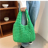 Summer Pleated Cloud Bag Female Large Capacity Shoulder Bag Handbags Tote Bolsas