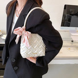 Summer Cloud Pleated Handlebags Women Armpit Bag