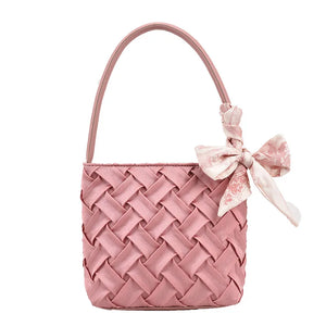 Summer Cloud Pleated Handlebags Women Armpit Bag
