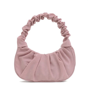 Women's Summer Pleated Cloud Bag Shoulder Handbag