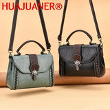 Summer Retro Shoulder Bag Soft PU Leather Handbag Crossbody Bag